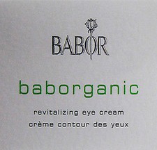 Babor Baborganic Revitalizing Eye Cream 15ml Brand New