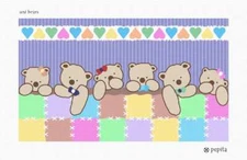 Uni Bears Needlepoint Kit or Canvas