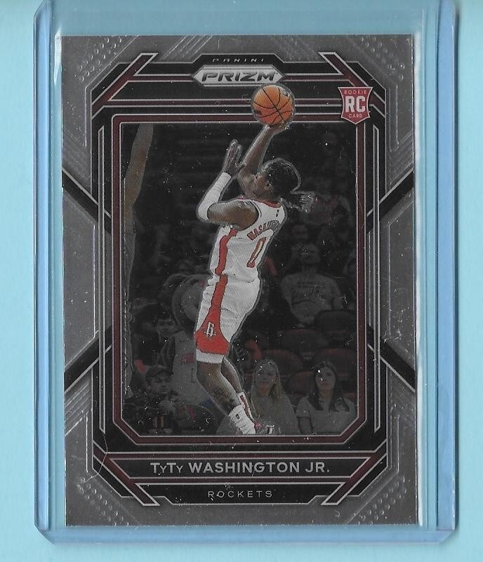 2022-23 Panini Prizm TyTy Washington Jr RC #243 Houston Rockets