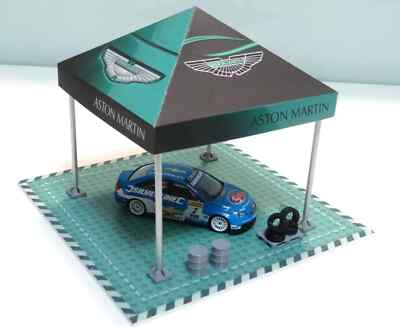 Modellauto Display Maßstab 1:43 Diorama Car Service Zelt mit Parksockel 1/43