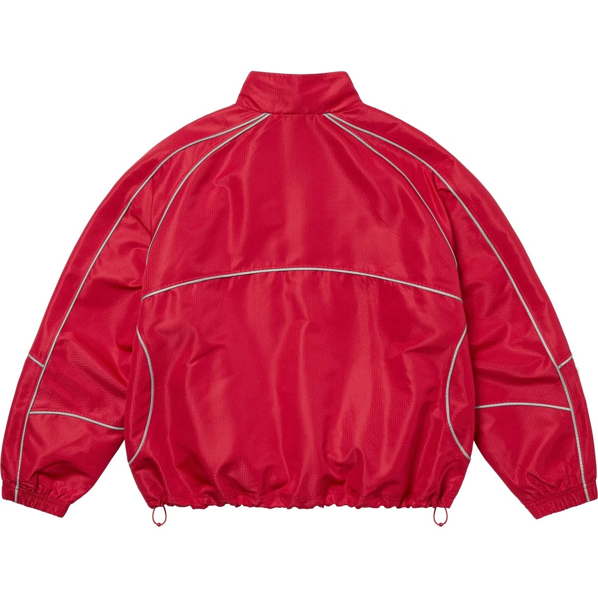 Supreme Reflective Piping Pullover Black White Navy Red Supreme Reflective Piping Pullover Black White Navy Red