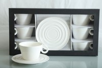 12Tlg. Designer Porzellan Im Geschenkbox Cappuccinotassen Kaffeetassen Tassen