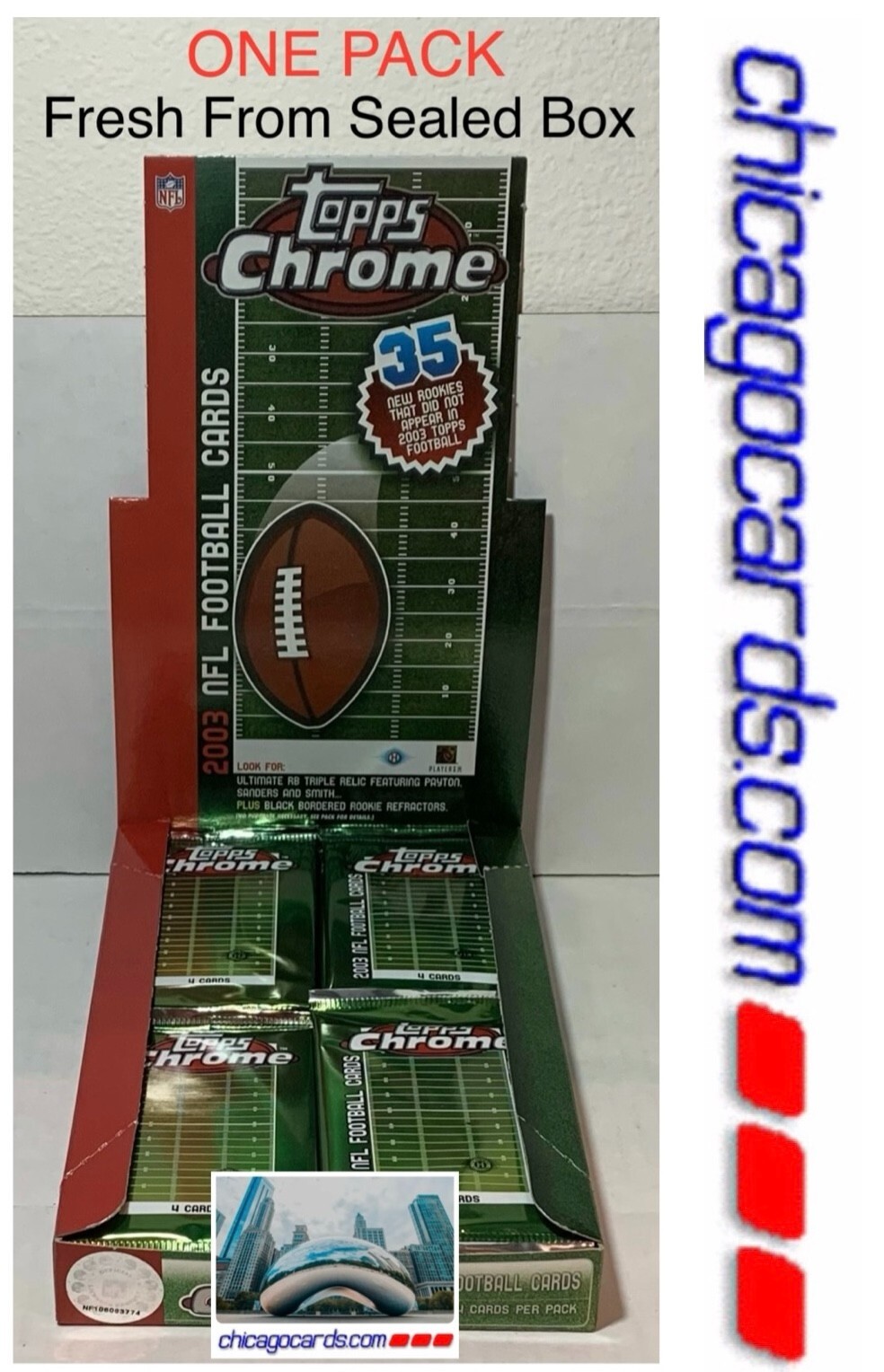 2003 Topps Chrome HOBBY Pack Look4 Carson Palmer Jason Witten Rookie Refractor