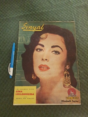 Elizabeth Taylor Magazine 1961 Dalida Sophia Loren Frank Sinatra 