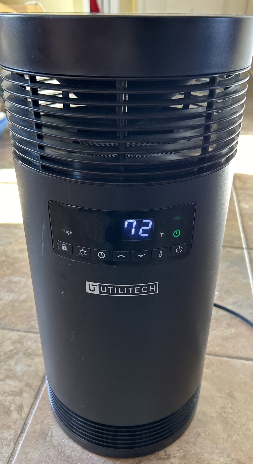 Utilitech Space Heater Ceramic Tower Indoor Electric 1500Watt