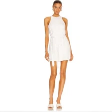 Retrofete NWT Cecilia Sequin Dress Women's Size Large White Moonglow Sleeveless