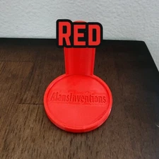 RED funko pop display shelf