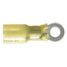 Heat Shrink Crimp Ring Terminal 12-10 Gauge 10 Stud Wire Connector - 10 Pack