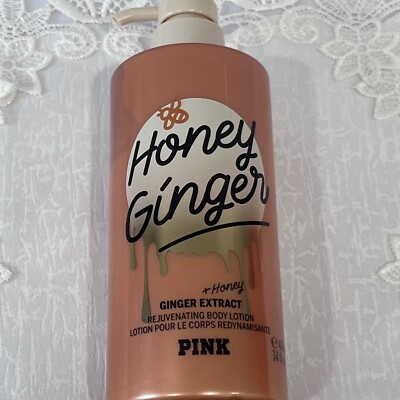 Victoria's Secret Honey Ginger Extract Body Lotion 14oz Rejuvenating Moisturizer