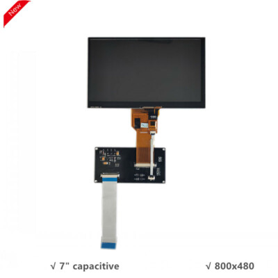 7'' 800x480 IPS Screen Capacitive Touch Screen With Adapter Board For NUC972
