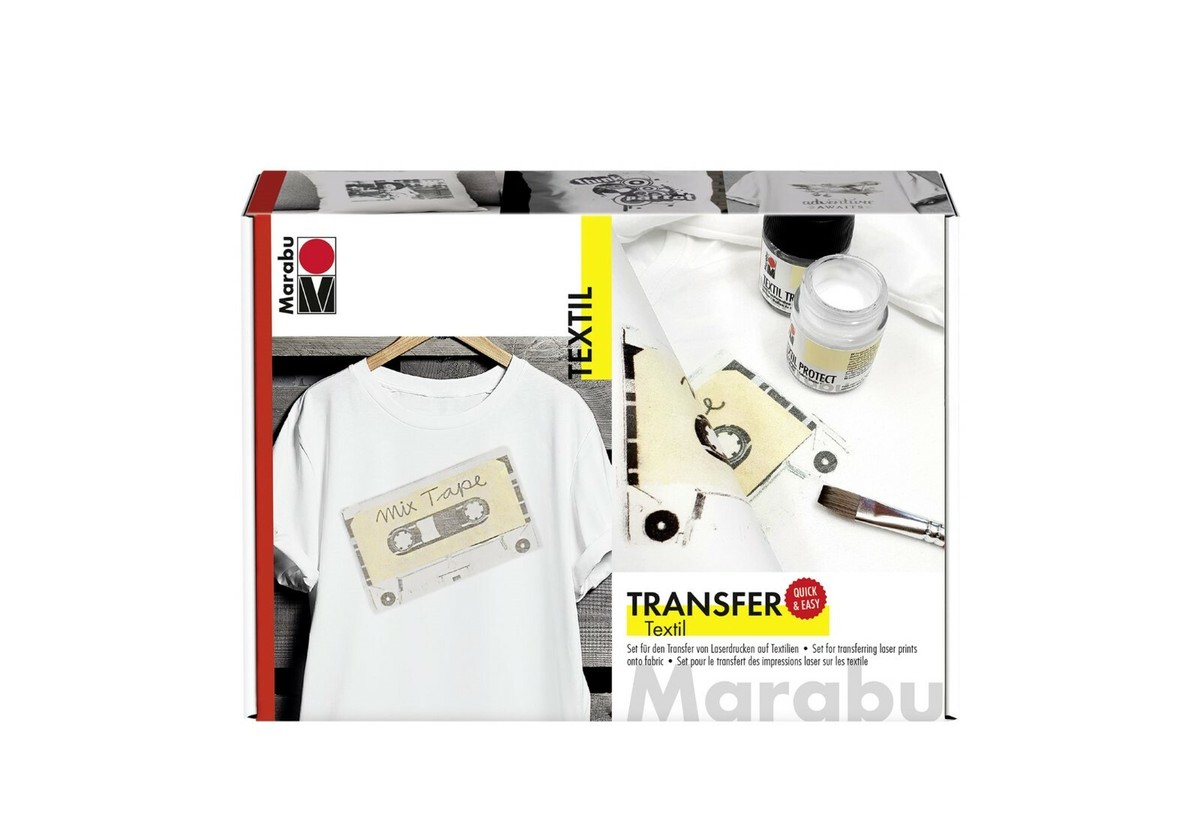 Marabu Textil-Transfer-Set 4 teilig