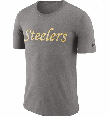 Pittsburgh Steelers Nike NFL Historical Crackle 2XL Tri-Blend T-Shirt $35