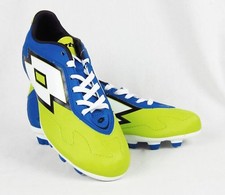 New Men's Lotto Zhero Gravity V 700 TX Soccer Cleaats Blue and Green Size 6