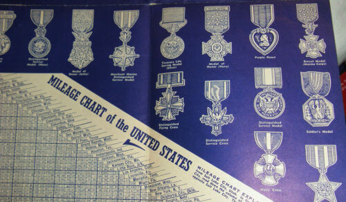 CARTE USA INSIGNIA & DECORATIONS OF US ARMED FORCES 1943 - Picture 2 of 7