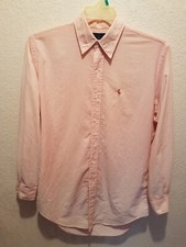 vtg RALPH LAUREN men's long sleeve button up collared dress shirt size 15/33
