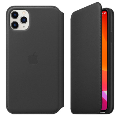 Apple Leder iPhone 11 Pro Max Folio Case Hülle Original Robust Retail - Neu