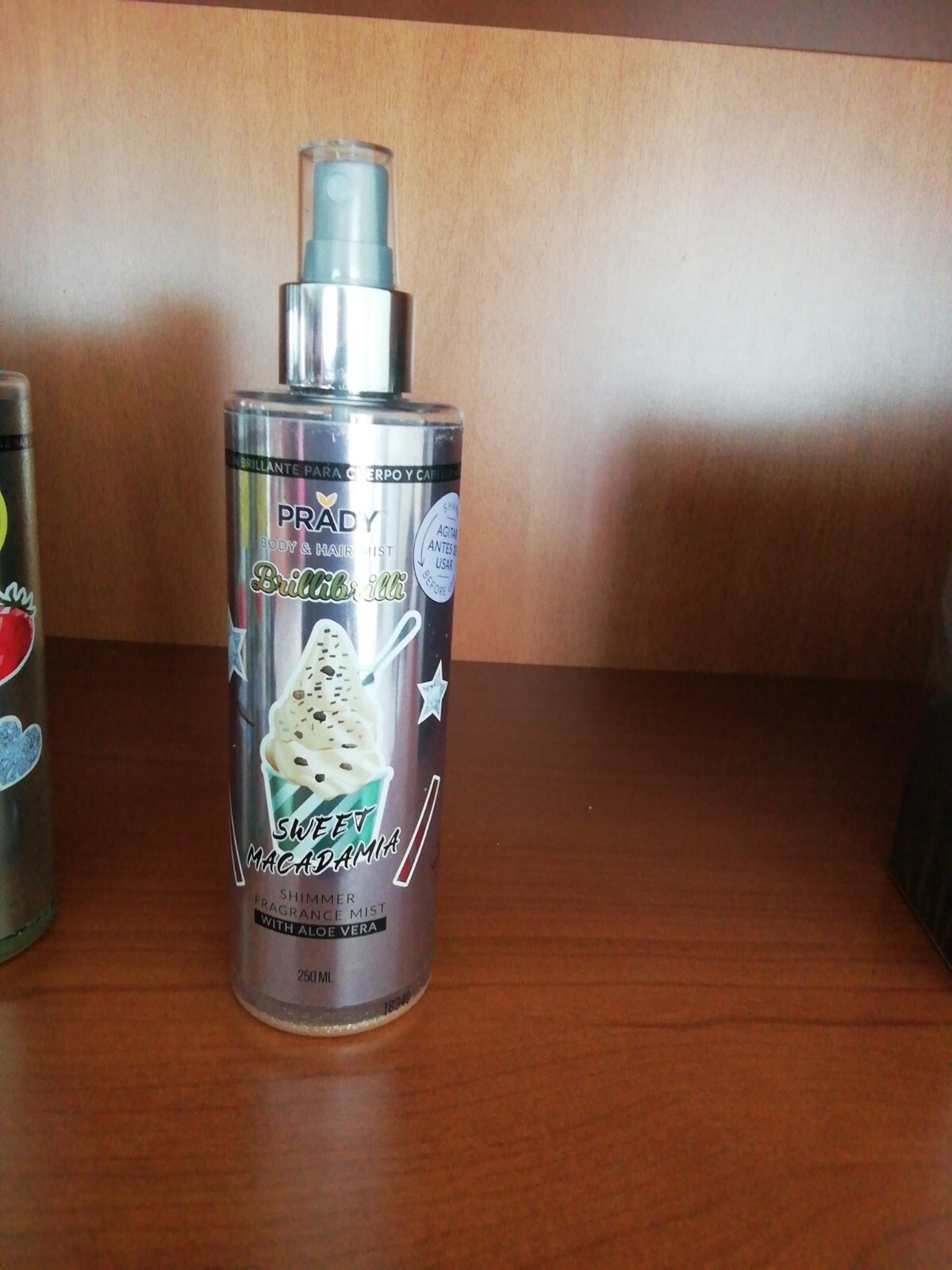 Prady Acqua Body corpo e capelli Hair Shimmer Mist SWEET MACADAMIA e glitter