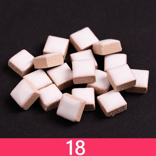 1cm 200g Carré Céramique Mosaïque Tuiles Main Matériaux DIY Mural Art Décoration - Afbeelding 22 van 50