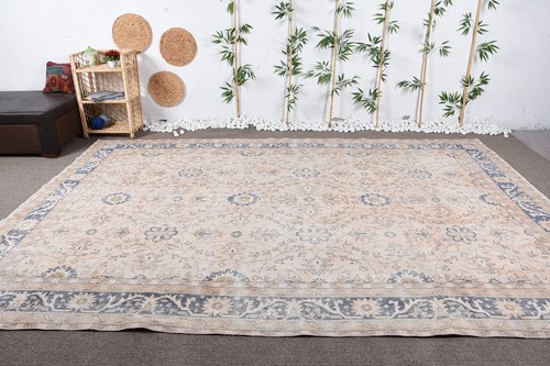 Bedroom Rug, Turkish Rugs, Saloon Rug, Home Decor Rugs, Vintage Rug, Muted Rug
