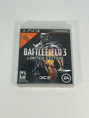 Battlefield 3 -- Limited Edition (Sony PlayStation 3, 2011) PS3 Complete CIB