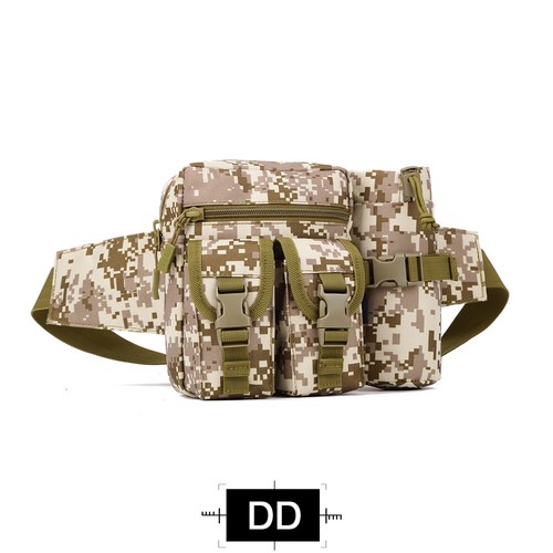 Tactical Water Bottle Belt Fanny Pack Waist Bags Outdoor Molle Pack Hiking Hunt - Picture 14 of 16