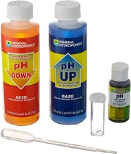 General Hydroponics pH Control Test Kit  - GH 8 oz Up Down Adjustment Combo