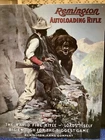 Vintage Tin Metal Sign 16 X 12.5. REM The Right Of Way.   With Grizzly Bear