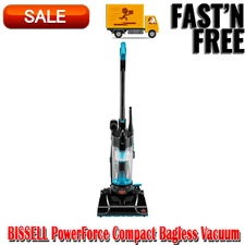 BISSELL PowerForce Compact Bagless Vacuum, Multi-Surface Cleaner, Upright Vacuum