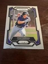 2024 Panini Prizm #198 Cole Carrigg (U5)
