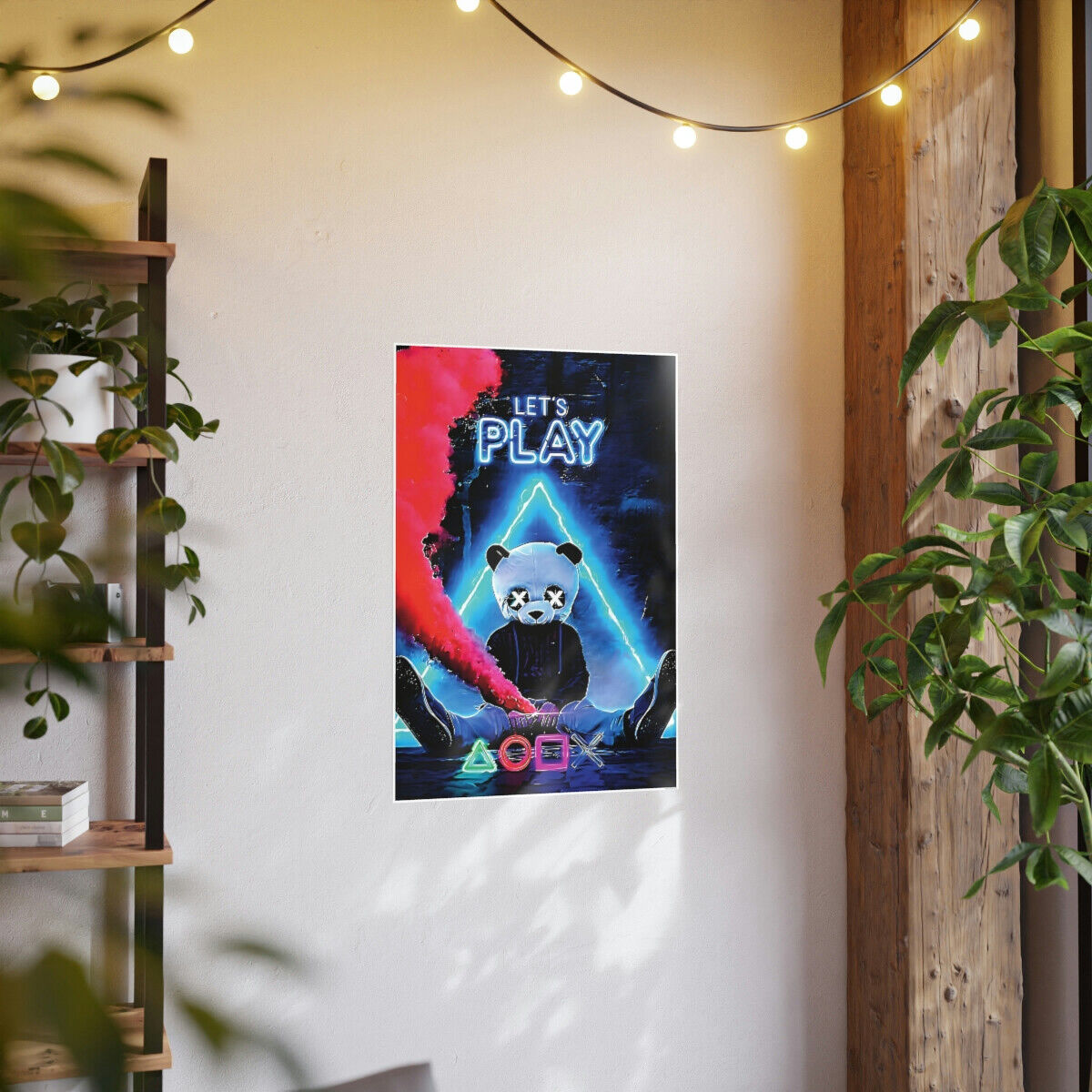  6 Video Game Poster - Printed Neon Gaming Posters