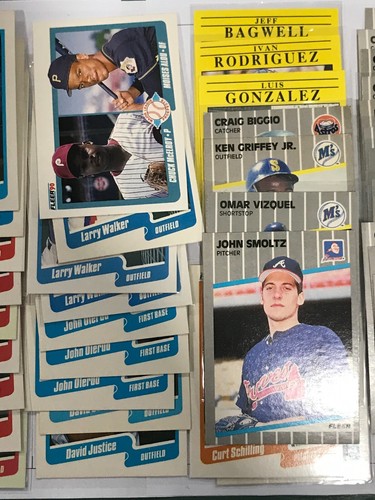 ....... 1980's 1990's FLEER Rookie Card and UPDATE Hoard Huge Lot BLOWOUT .... - Picture 4 of 10