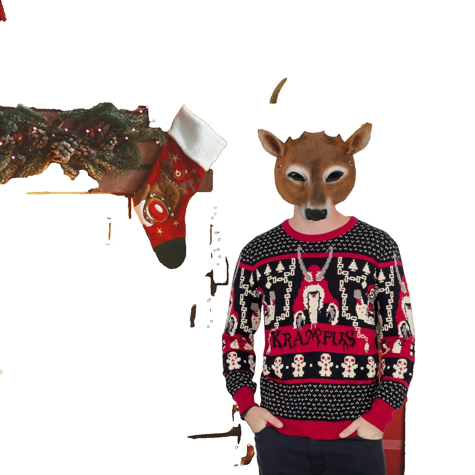 Disfraces Unisex Navidad de látex