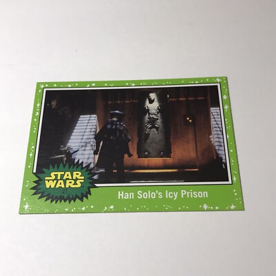 Star Wars 2019 Topps Journey to Rise of Skywalker 27 Han Solo's Icy Prison Green