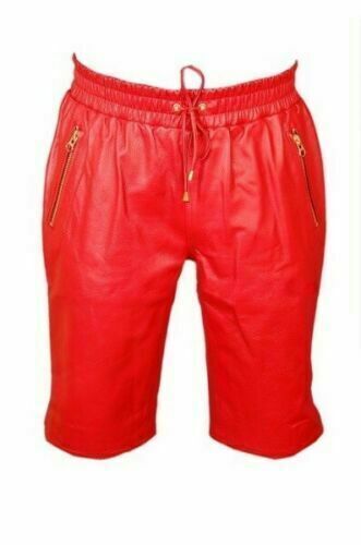 Calzoncillos boxer de cuero deportivos de piel de cordero 100 % genuinos hech...