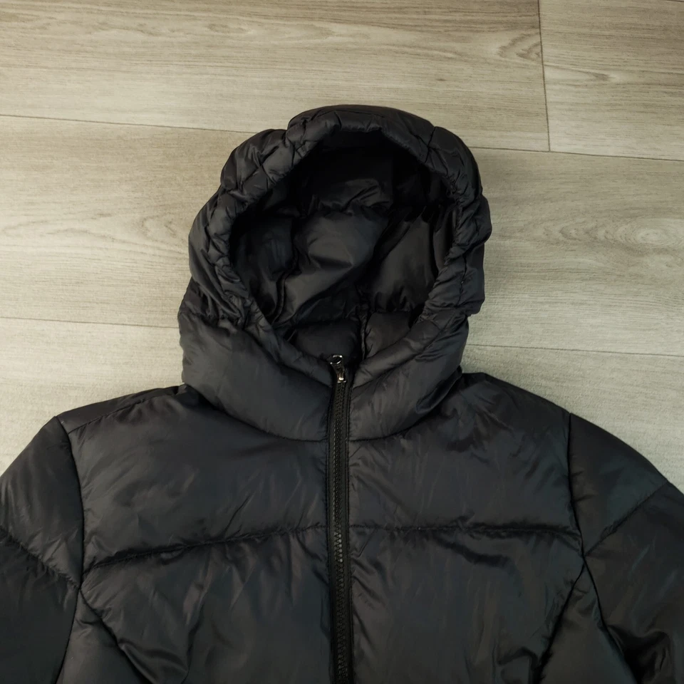 Eddie Bauer Black Luna Peak Down Parka Jacket Women’s Puffer Coat Size Large - Image 2 of 4