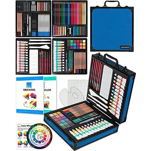 151pcs Mixed Media Art supplies, 4 in 1 Professional kits I