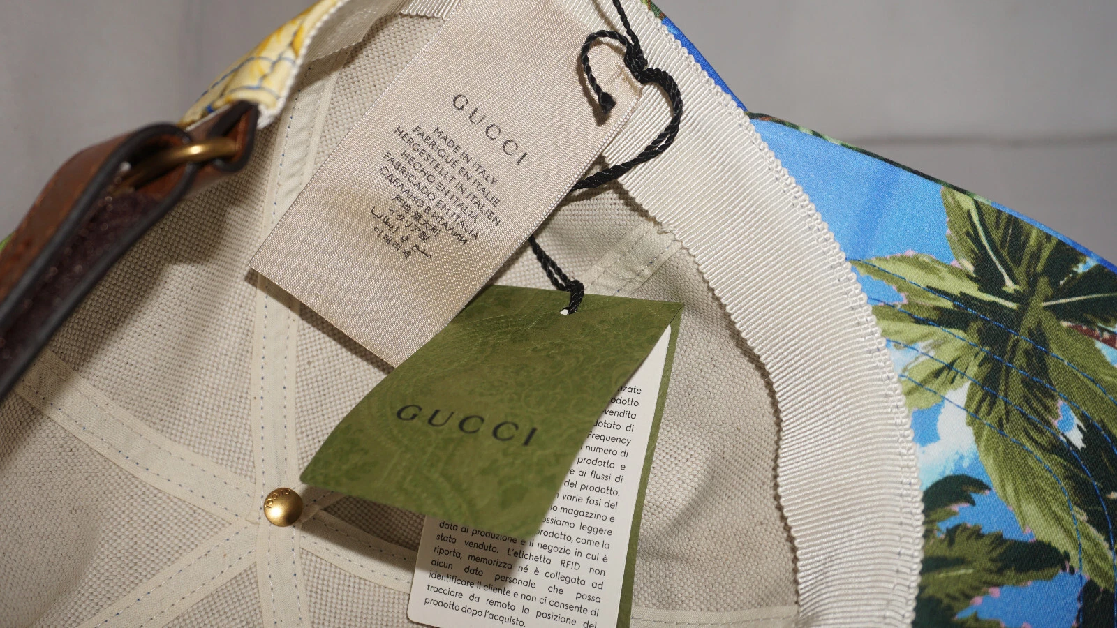 GUCCI Nuovo Cappello Berretto M Base Romantico Regolabile PSAG101227