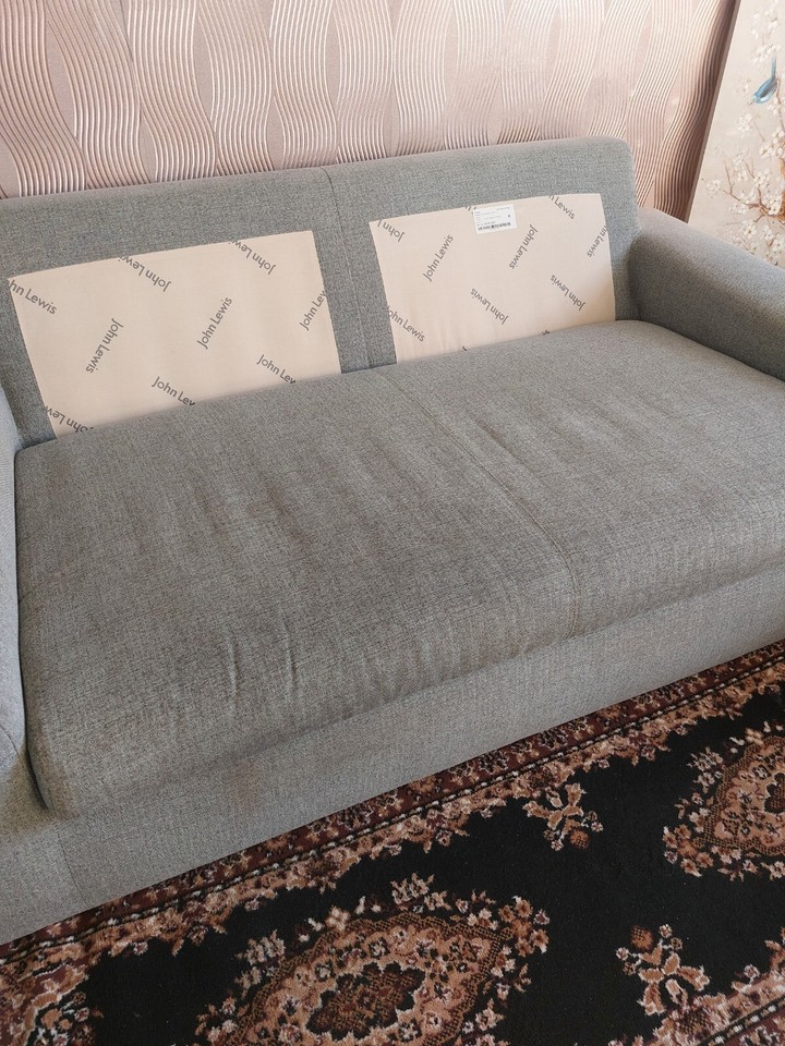 john lewis grey 3 seater sofa eBay