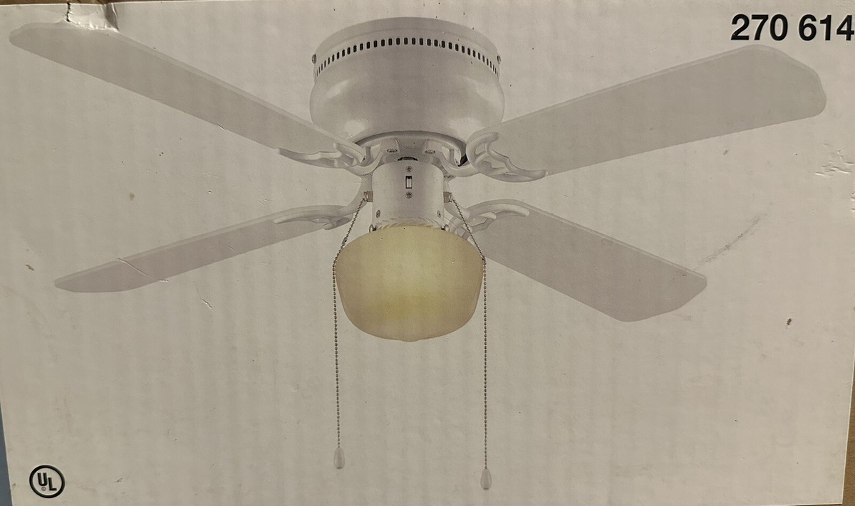 Littleton 42 in. Indoor White Ceiling Fan with Light Kit | eBay