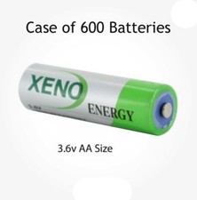 600 New Xeno Energy XL-060F AA 3.6V Lithium Thionyl Chloride Battery 2400mAh