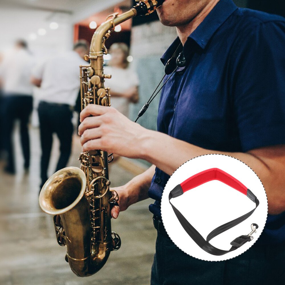 Adjustable Saxophone Neck Strap Tenor Sax Neck Strap Alto Saxophone