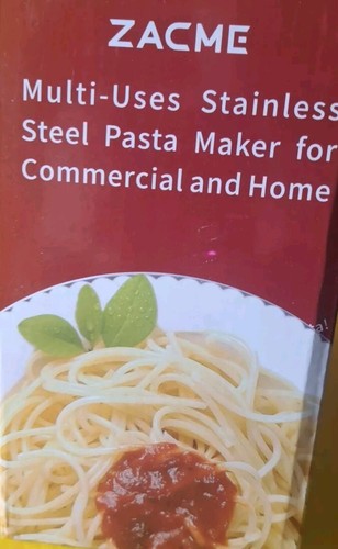 NUOVA scatola aperta ZACME ACCIAIO INOX TAGLIAPASTA ATTACCO KITCHENAID - Foto 3 di 6