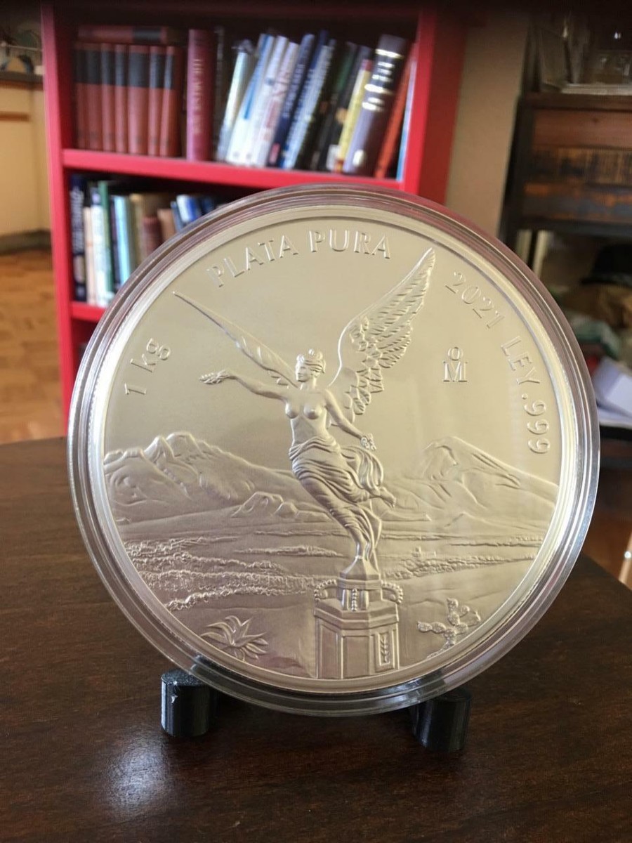 ✓ IN-HAND ✓ FAST SHIPPING 2021 1 Kilo Mexican Libertad 999 Fine