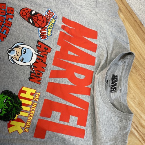 Marvel Comics Heroes (Various Characters) Grey T-Shirt - Size M - Picture 6 of 6