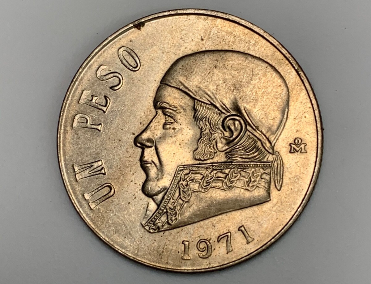 【指値可】GUAM U.S.A. 記念メダル 1521-1971 Mexico 1 Peso 1971, Coin, Km# 459, Wreath, Armored Bust, (613) | eBay