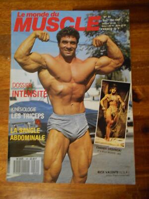 LE MONDE DU MUSCLE #64 bodybuilding magazine RICK VALENTE 5-87 (Fr)