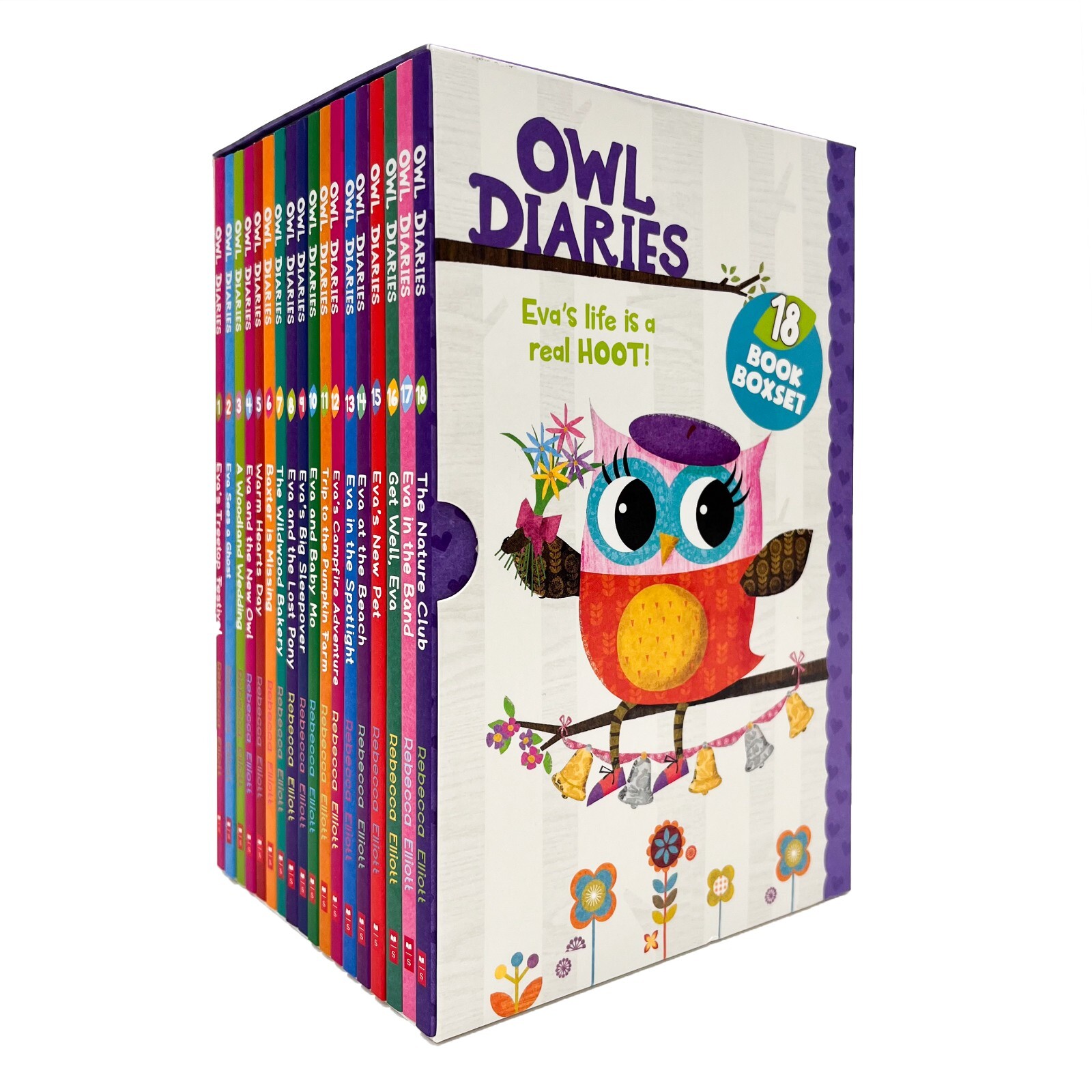 Owl Diaries Collection 1-18 Books Set By Rebecca Elliott A Woodland Wedding PB