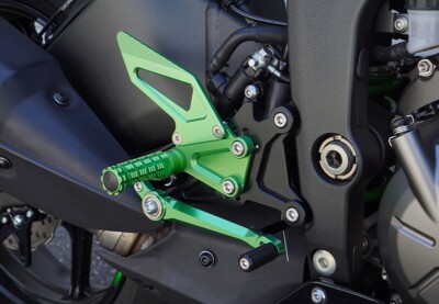 NINJA ZX-6R ZX636 SNIPER Adjustable Rearset 6position Gold