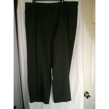 Chaps Charcoal Gray Dress Pants Polyester-Rayon Blend Professional Work Slacks