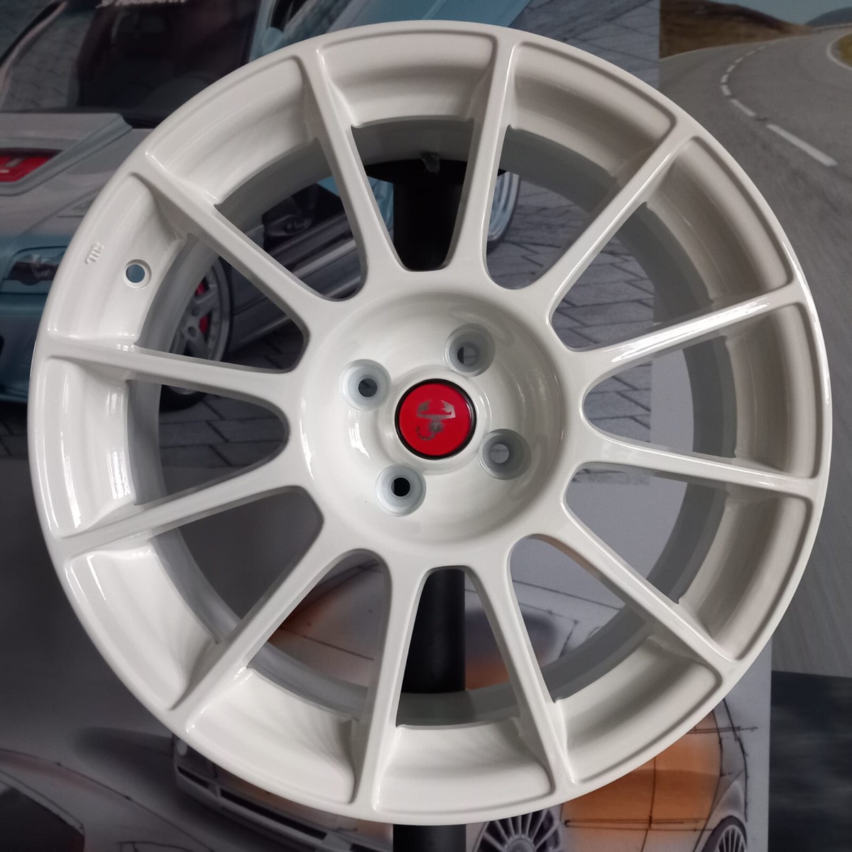 4 alloy wheels 7jx17 Abarth 500, 595, 695, SS, 500e, Cabrio +